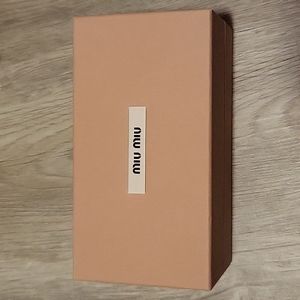 Miu miu sunglasses box